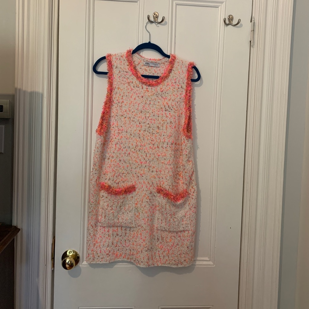 Zara Sleeveless Knit Dress Size M